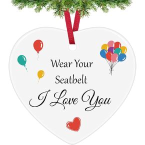 Gifts for New Driver Ceramic Ornament Drive Safe Gifts for Husband Boyfriend Dad Christmas Ornament Gift for Driver Driving License Gifts Drive Safe Gifts for Daughter Son Niece Nephew Sweet 16 Gifts