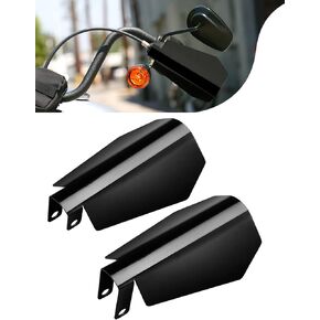 KEMIMOTO 1 Pair Motorcycle Handguard Coffin Cut Hand Guard Hand Shields Compatible with 2006-2023 2024 2025 Touring Models Street Glide Road King Electra Glide Heritage Classic with Cable Clutch