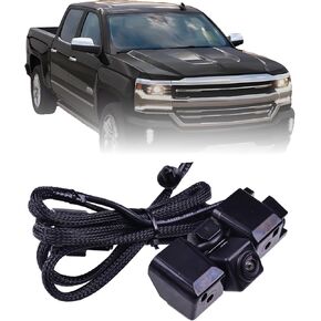 84062896 23363727 Camera Rear View Park Assist Compatible with 2016-2019 Chevy Silverado GMC Sierra 1500 2500 3500 Backup Camera with Power Tailgate Plug Replacement