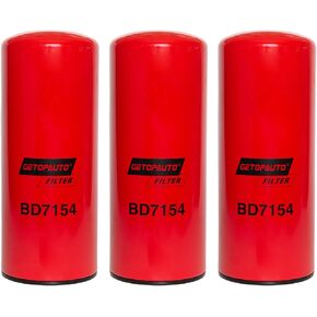 3PCS BD7154 Oil Filter Replace 4367100 LF9080 P559000 LF9001 LF14000NN 57746XD 600-211-1340 LFP9001 LF9011 BD50000 Compatible with ISX ISM QSX QSM QST X15 M11 Diesel Engines
