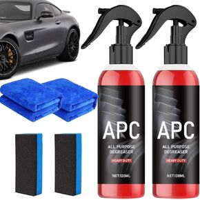 XTREME APC, Xtreme Apc All Purpose Degreaser, Xtreme Apc Cleaner Heavy Duty, Xtreme All Purpose Cleaner, Xtreme Apc Cleaner Degreaser Gentle Cleansing for Car(2PCS)
