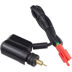 Male Fork Electric Choke E-Clotted Valve Carburetor Start Electric Choke 2 Pin Aftermarket Replacement Parts Fit for GY6 50cc 125cc 150cc Scooter Moped ATV Go Kart.