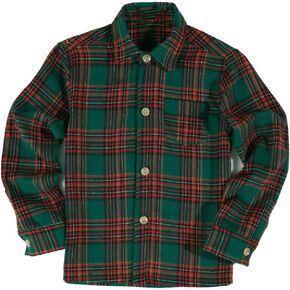 Boys Button Down Shirts Long Sleve Plaid Dress Shirt Formal Unifrom Western Shirts for Boy Size 2-20