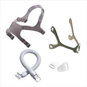 Replacement Full Set of Hose Frame Assembly for Wisp, Inlcudes Fabric Frame, Tubing, Headband and Headband Clips - Compatiable with Small, Medium and Large Cushions Roya Health (No Cushion)
