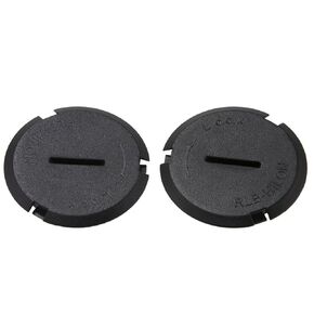 RLB-HILON 2PCS Headlight Adjuster Bezel Plug Cover Compatible with Chevy Corvette C5 1997 1998 1999 2000 2001 2002 2003 2004 Year