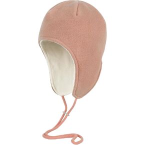 LLmoway Mens Womens Warm Fleece Beanie Soft Winter Hat with Ear Flaps Windproof Ski Snow Cycling Skull Cap Helmet Liner
