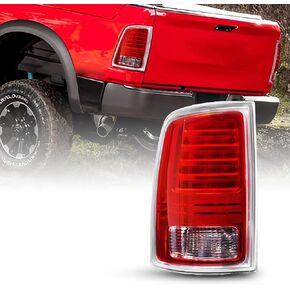 AUTOONE RAM Tail Light Assembly with Original LED bulbs for 2013-2018 RAM 1500 2500 3500 Premium Type, 2019-2022 RAM 1500 Classic Ram Rear Lights Assembly, Driver Side(LH)