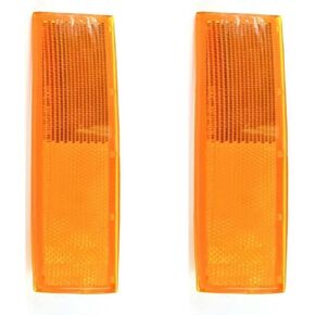 I-MATCH AUTO PARTS Set of 2 Left Driver & Right Passenger Side Marker Light Assembly For 82-93 Chevy S10, GMC Sonoma 83-93 S15 Jimmy 929918 929917 GM2551108 GM2550116