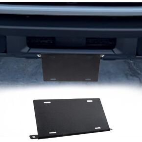BESTAOO Front License Plate Frames for Ford Bronco, Aluminum Alloy Car License Plate Mounting Bracket Holder for Ford Bronco 2021 2022 2023 2024, Easy Installation (Black)