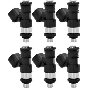 FJ998 Vphix 6pcs Fuel Injector for 2009-2012 Ford Escape Fusion Mazda Tribute Mariner Milan V6 3.0L 3.0 2009 2010 2011 2012 0280158091
