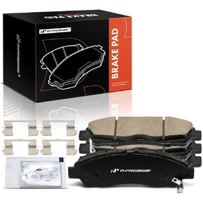 A-Premium Front Ceramic Disc Brake Pads Set Compatible with Chevrolet Traverse 2018-2021, Blazer 2019-2020 & GMC Acadia 2017-2020 & Buick Enclave 2018-2020 & Cadillac XT5 2017-2020, XT6 2020, 4 Pcs