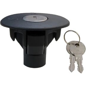 2024 Upgrade Locking Gas Fuel Tank Cover Plug Cap w/2 Keys 8U5Z9C268B for Ford F-150