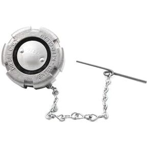 Velvac 600135 Fuel Tank Cap Female, Vented, 2" Nominal Size, 11 1/2 Threads Per Inch