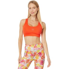adidas Womens by Stella McCartney TruePurpose Power Impact Training Medium-Support Bra IW9900, Orange, Medium AC