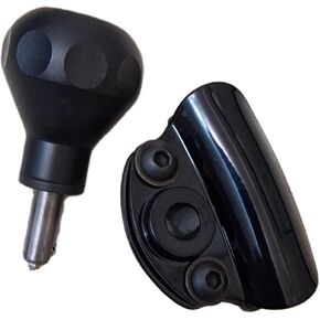 Steering Wheel Spinner Knob - Universal Heavy-Duty Suicide Knob for Cars, Trucks, Vans, Forklifts, Boats Disabled Drivers - Quick Release Steering Assist