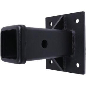 2" Bolt-On Receiver Tube Adapter Opening Hitch Wall Mount Bumper Trailer Hitch Receiver 2 Inch