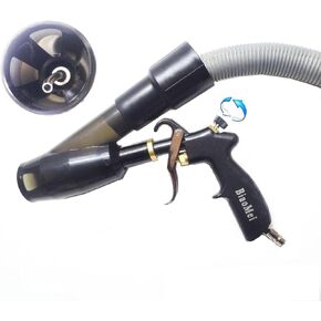 Car Interior Detailing Air Blow Gun &vacunm Gun,Cleaning Gun Quickly Blasts Dirt and Dust from Surface Works with Air Compressor(Upgrade Aluminium Rotate Tube) 2IN1