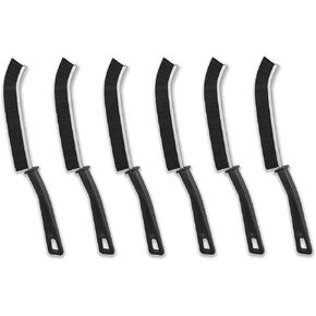 6 Pcs Crevice Cleaning Brushes | Corner Cleaning Solution for Kitchens, Bathrooms, Cars & Beyond | Effortlessly Scrub & Reach Tight Spaces on Multiple Surfaces | All-in-One Versatile Cleaning Tool