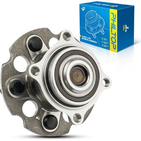 PHILTOP 512320 Rear Wheel Bearing Fit for Honda Odyssey 2005-2010, 5 Lugs Wheel Hub Assembly W/ABS