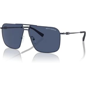 Armani Exchange AX2050S Aviator Sunglasses for Men + BUNDLE WIth Designer iWear Complimentary Eyewear Kit