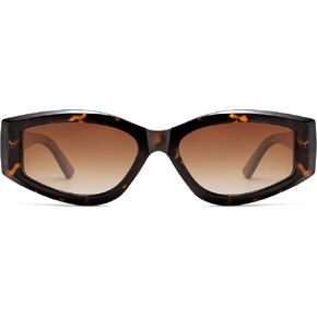 SOJOS Polarized Sunglasses Womens Mens Trendy Pentagonal Slight Cat Eye Sun Glasses 80s 90s Shades SJ2329