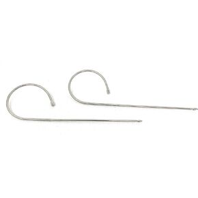 Sunglasses Aviators Temple/Cable Replacements Silver Metal 155mm