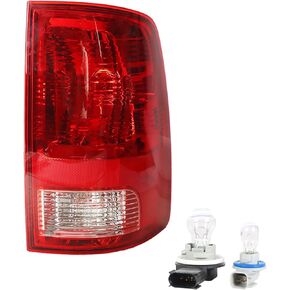 GENRICS Tail Light Assembly Driver and Passenger Side Replacement for 2009-2018 Ram Pickup Truck 55277415AF 55277414AF Taillights Assembly 1500 2500 3500