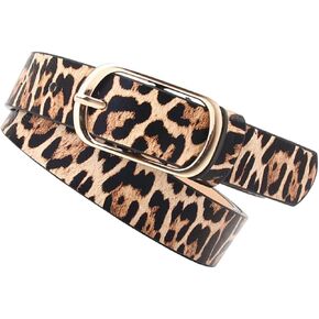 GALPADA All-match Belt All-match Belt for Belt Fashion Belt Woman Belts for Dresses Leopard Belt Waist ’s Belts Leather Belt Miss Leopard Print Decorate