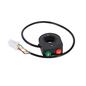 Auto Headlight Switch,12V Hamdlebar Button Switch Light On-Off Button Handlebar Switch for Motorcycle Scooter Handlebar Turn Switch Motorcycle Horn Button