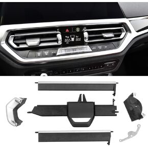 Jaronx Compatible With BMW Air Vent Clips Tab for X5 G05 2019-2023 /X6 G06 2020-2023/ X7 G07 2019-2023, Upgraded AC Vent Clips Air Conditioning Vent Outlet Tab Set Fit for BMW Air Vent Trim(Left Side)