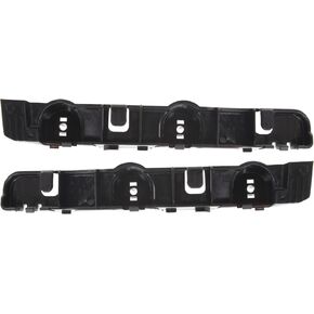 DAT AUTO PARTS Front Left Driver & Right Passenger Side Bumper Cover Support Bracket Set Of 2 Replacement For 2007-2012 Nissan Altima Black Smooth NI1032106 NI1033106 62221JA01A 62220JA01A