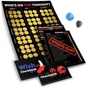 Divalis Who’s on Top Tonight Scratch off Poster - Fun Couple’s Game for Spontaneous Romantic Love Nights - Flirty Date Ideas & Bedroom Adventures