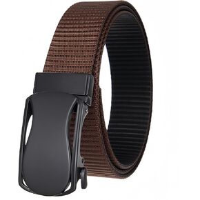A-X1 Men's Reversible Ratchet Nylon Belt,Golf, Hiking, casual, sport belt, 2 web belt, 2 In 1 Belt