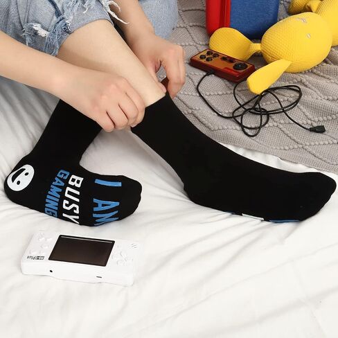 جوارب QAPIZM Do Not Disturb I'm Gaming، هدية للأولاد المراهقين هدية للمراهقين، جوارب ألعاب للرجال، الأب، الأب، الحفيد in Kuwait