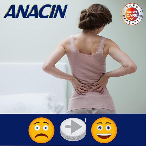 Anacin Fast Pain Relief, Aspirin + Caffeine Pain Reliever, 300 coated tablets in Saudi Arabia