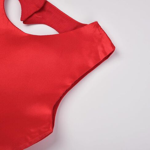 فستان فتاة الزهور من JerisApparel بفتحة على شكل قلب من الخلف بدون أكمام من التول مطرز بالخصر لحفلات الزفاف in Kuwait