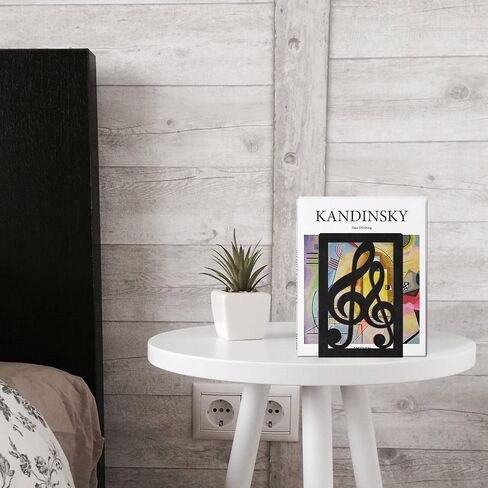 نهايات الكتب، غلاف معدني، نهايات الكتب الثقيلة المزخرفة للأرفف، نهايات الكتب الزخرفية المنزلية للكتب الثقيلة، حامل كتب أسود غير قابل للانزلاق لهدايا محبي الطبخ في المطبخ in Saudi Arabia