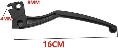 سبائك الألومنيوم الأسود دراجة نارية اليد اليمنى رافعة الفرامل لسوزوكي JR80 JR 80 جميع السنوات/قطر الثقب: 8 مللي متر in Kuwait