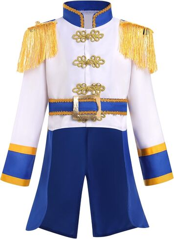 ODIZLI Prince Charming Costume Boys Kids Knight King Coats Soldier Circus Pirate Jacket Role Play Cosplay Dress Up in Saudi Arabia