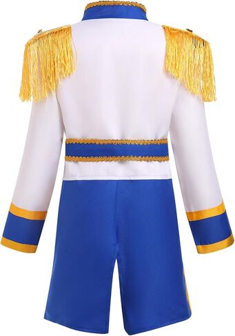 ODIZLI Prince Charming Costume Boys Kids Knight King Coats Soldier Circus Pirate Jacket Role Play Cosplay Dress Up in Saudi Arabia