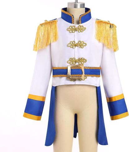 ODIZLI Prince Charming Costume Boys Kids Knight King Coats Soldier Circus Pirate Jacket Role Play Cosplay Dress Up in Saudi Arabia