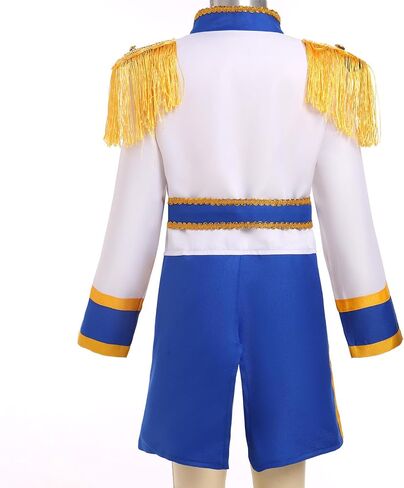 ODIZLI Prince Charming Costume Boys Kids Knight King Coats Soldier Circus Pirate Jacket Role Play Cosplay Dress Up in Saudi Arabia
