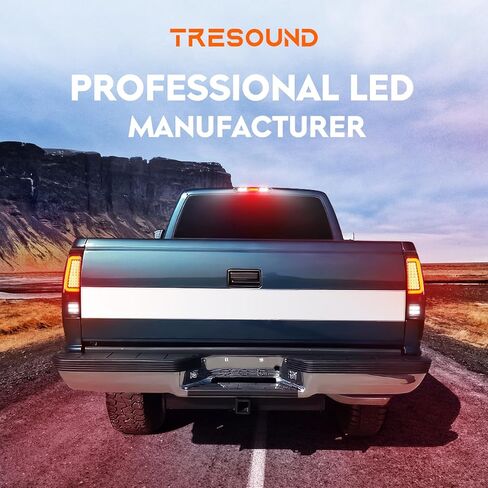 Tresound LED Tail Light + 3rd Third Brake Cargo Lamp for GMC Sierra 1500 2007-2013, 2500 3500 2007-2014, High Mount Stop Light Rear Taillight Assembly, 25958485, GM2800208, GM2801208, 25958484 in Saudi Arabia