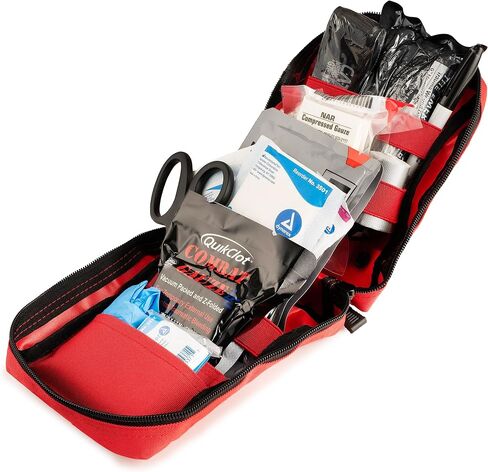 Scherber Public Access Bleeding Control Kit | Trauma Equipment, First Aid Supplies & NAR Tourniquet Pack for Gunshot Wound & Hemorrhage | Medical Professional & Emergency Rescue | Single, Basic in Saudi Arabia