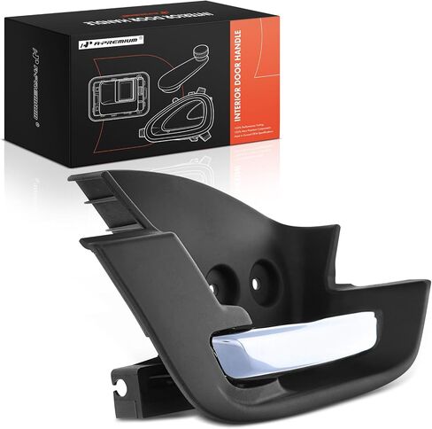 A-Premium Front Driver Side Interior Door Handle Compatible with International Harvester HV507, HV513, HV607, HV613, HX515, HX520, HX615, HX620, LT625, MV607, MV60E, Black Housing with Chrome Lever in Saudi Arabia
