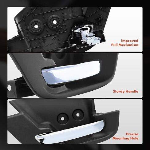 A-Premium Front Driver Side Interior Door Handle Compatible with International Harvester HV507, HV513, HV607, HV613, HX515, HX520, HX615, HX620, LT625, MV607, MV60E, Black Housing with Chrome Lever in Saudi Arabia