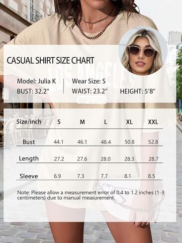 ORANDESIGNE Women’s Oversized Graphic Print Short Sleeve Tunic Tops Crew Neck Casual Drop Shoulder T Shirts in Kuwait