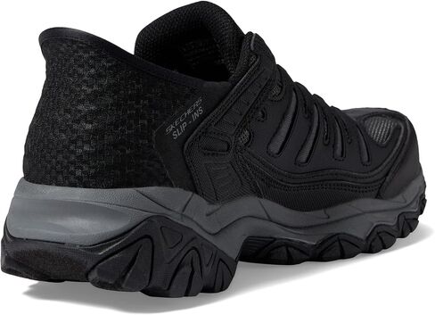 Skechers Men's Afterburn M. Fit Ridgeburn Hands Free Slip-in Loafer, Charcoal, 9.5 XW US in Saudi Arabia