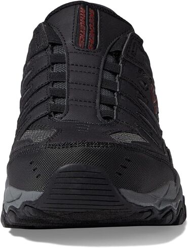 Skechers Men's Afterburn M. Fit Ridgeburn Hands Free Slip-in Loafer, Charcoal, 9.5 XW US in Saudi Arabia
