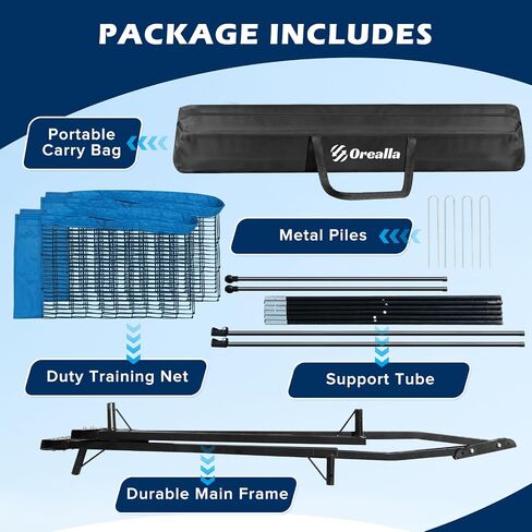 Volleyball Training Equipment, Volleyball Practice Net Station Update Freely Adjustable Height of Front Net, Easy Assembly Volleyball Net for Backyard Hitting Serving Passing Practice in Saudi Arabia